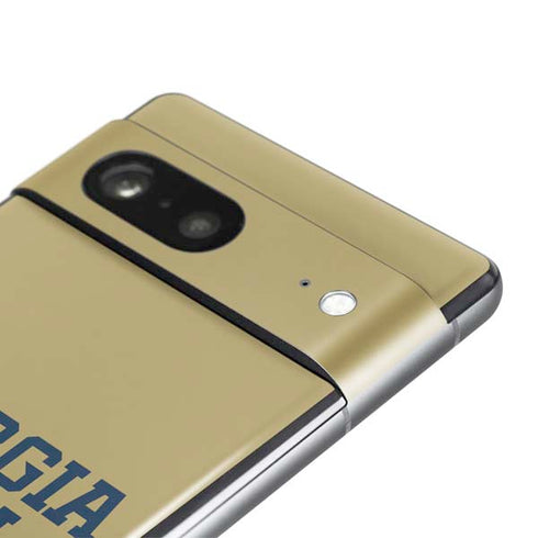 Georgia Institute of Technology LogoType Gold Pixel Skins